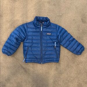 Patagonia Blue Down Sweater Jacket 3T